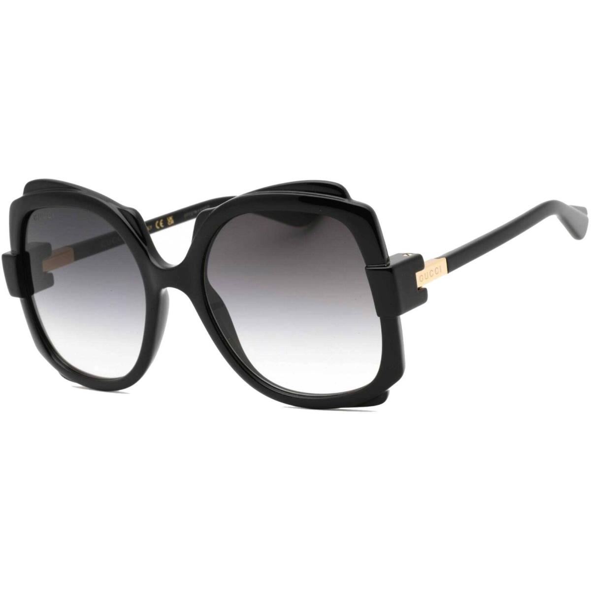 Gucci Women`s Sunglasses Black Plastic Oversized Full Rim Frame GG1431S 001