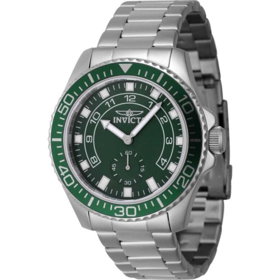 Invicta Pro Diver Quartz Green Dial Men`s Watch 47126