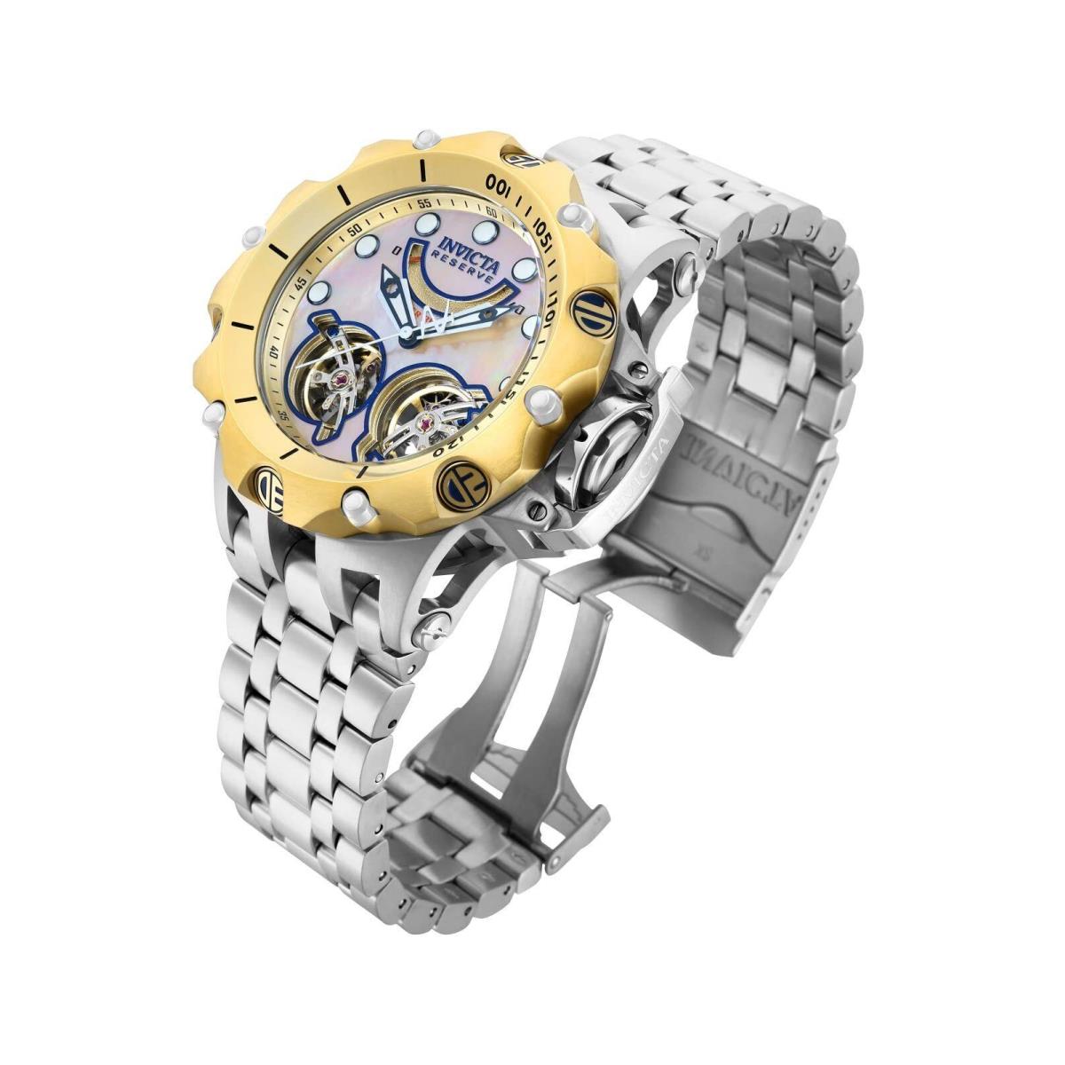 Invicta Reserve Men`s Venom Hybrid Automatic Double Open Heart Bracelet Watch - Multicoloured