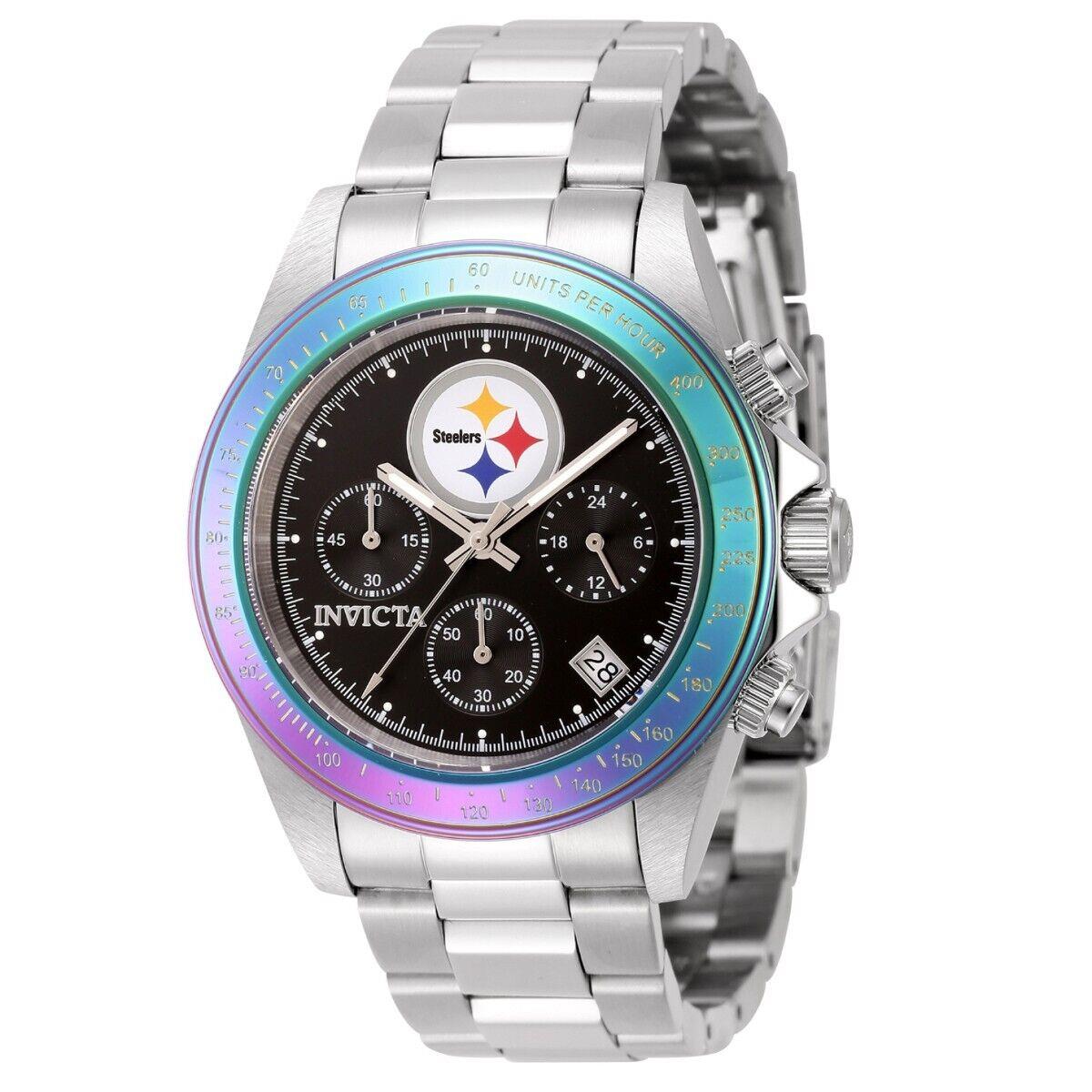 Invicta Nfl Pittsburgh Steelers Men`s Watch - 40mm Steel ZG-44982