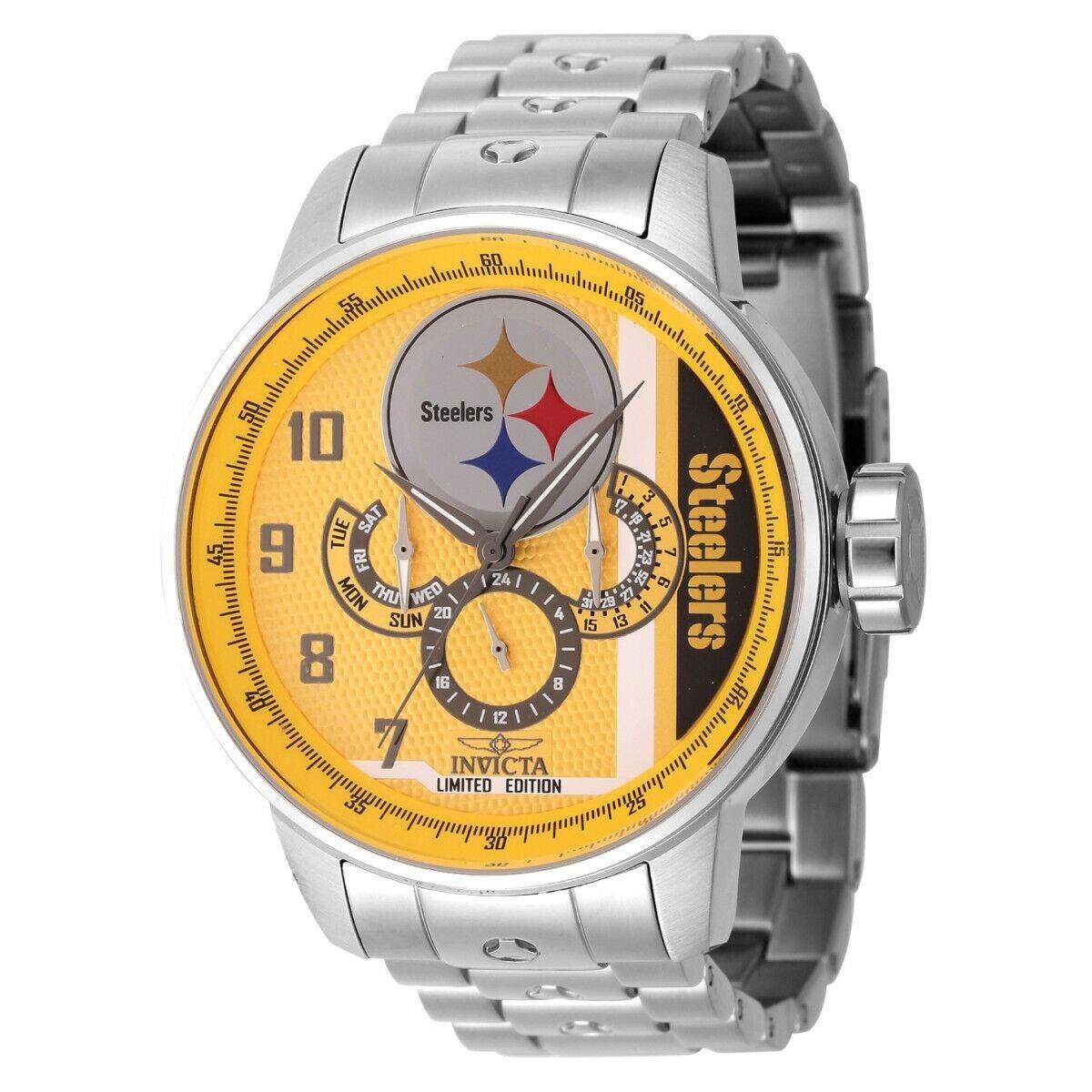 Invicta Nfl Pittsburgh Steelers Men`s Watch - 48mm Steel ZG-45125