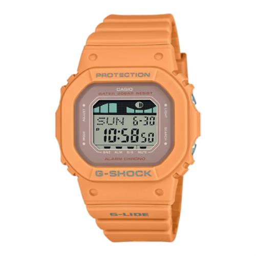 Casio G-shock GLX-S5600-4 G-lide Orange Tide Graph Digital Watch