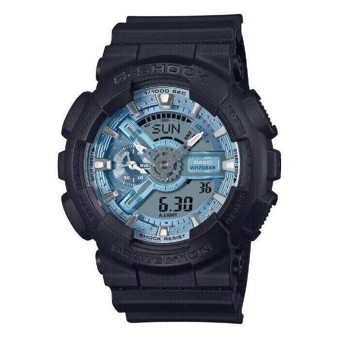 Casio G-shock GA110CD-1A2 Blue Metallic Color Dial Limited Chrono Men Watch