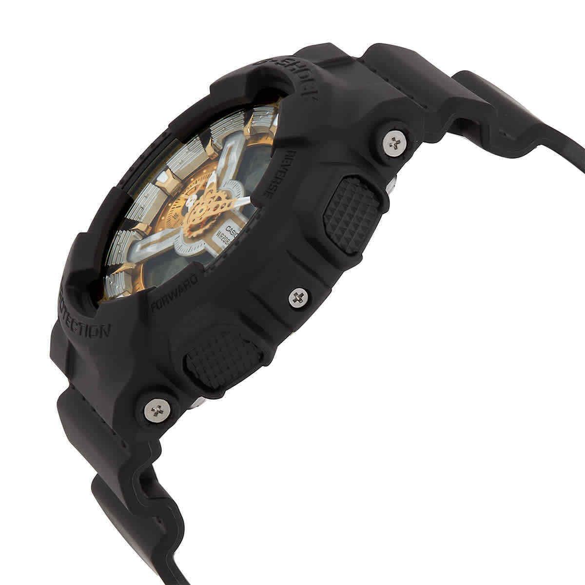 Casio G-shock World Time Quartz Analog-digital Gold Dial Men`s Watch