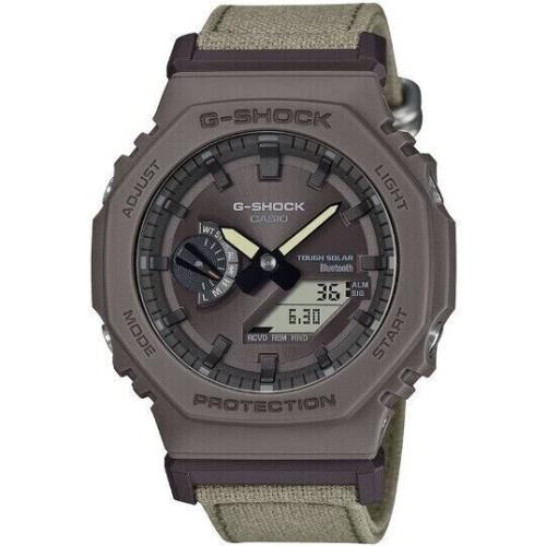 Casio G-shock GAB2100CT-5A Food Textile Truecotton Analog Digital Men`s Watch