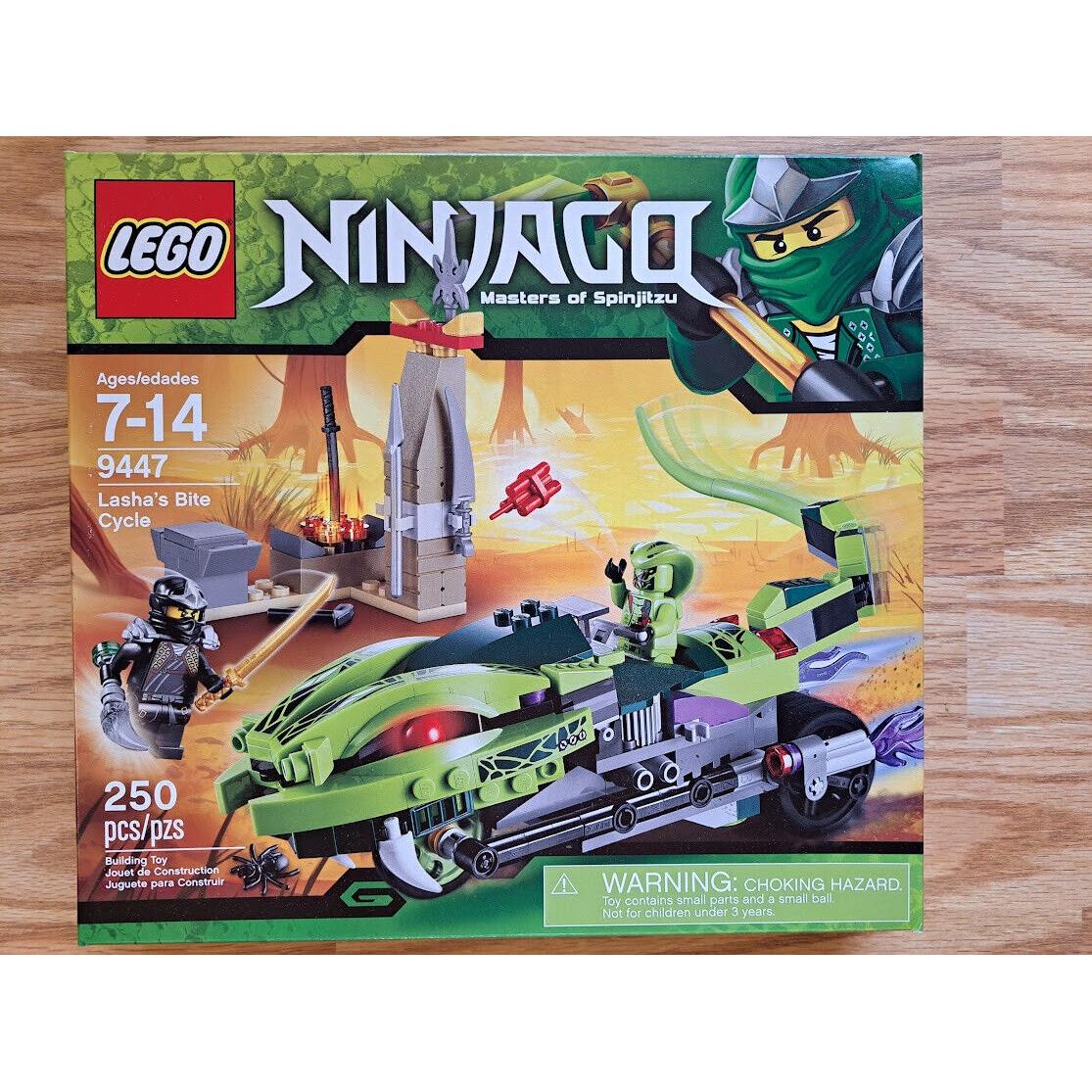 Lego Ninjago Lasha`s Bite Cycle 9447 2012 Mint Mimb Cole ZX