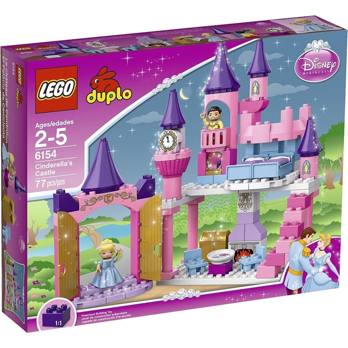 Lego Duplo 6154 Princess Cinderella s Castle Hard to Find Vintage Set