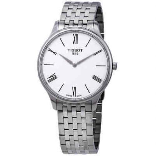 Tissot Tradition 5.5 White Dial Men`s Watch T063.409.11.018.00
