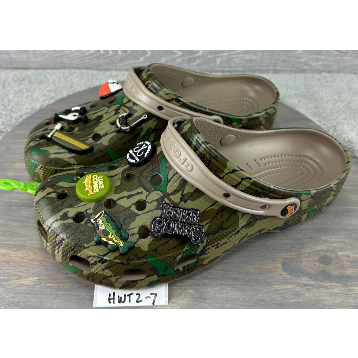 Luke Combs X Crocs Bootleggers Camo Mossy Oak Limited Edition Mens 12