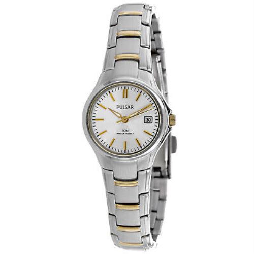 Pulsar Women`s Classic Silver Dial Watch - PXT905