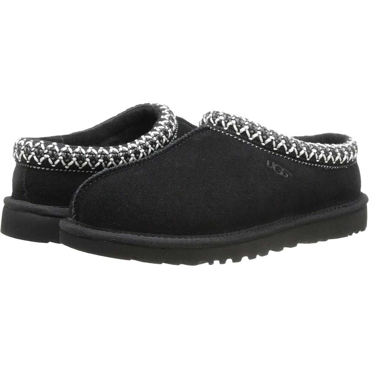 Women`s Shoes Ugg Tasman Suede Sheepskin Slippers 5955 Black