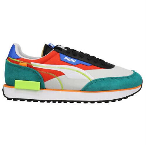 Puma Future Rider Twofold Sd Mens Green Red Sneakers Casual Shoes 381052-12