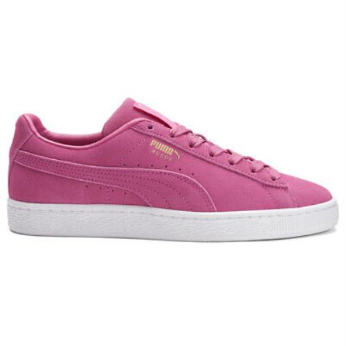Puma Suede Classic Lace Up Womens Pink Sneakers Casual Shoes 38141052