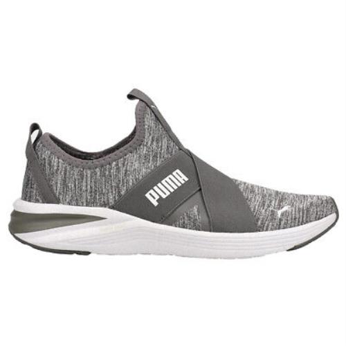 Puma Better Foam Prowl Slip Knit Wide Training Womens Grey Sneakers Athletic Sh