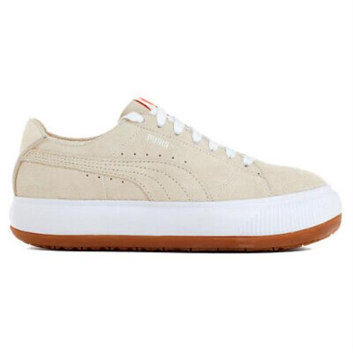 Puma Ami X Suede Mayu Deconstruct Platform Womens Beige Sneakers Casual Shoes 3