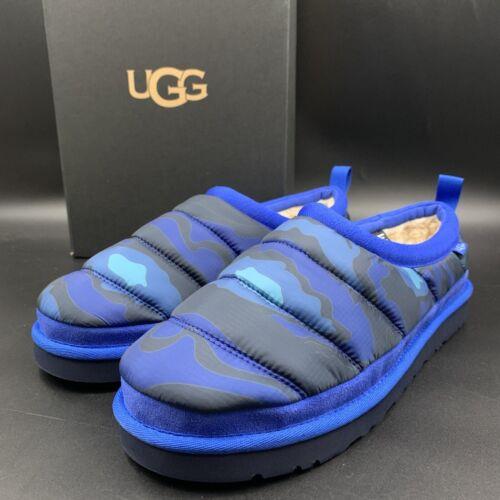 Mens US 11 Ugg Tasman Lta Cali Topo Slipper Shoe Ocean Blue Shearling Eur 44