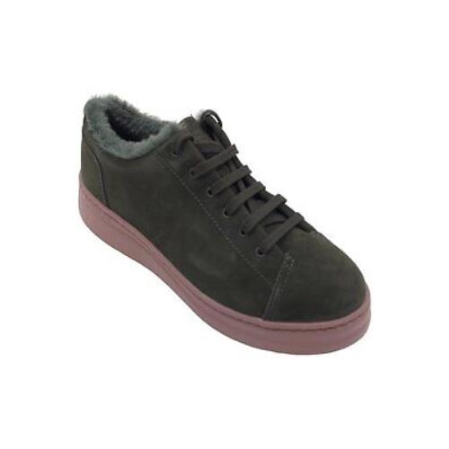 Camper Leather Lace-up Sneakers Runner K21 Gray/purple