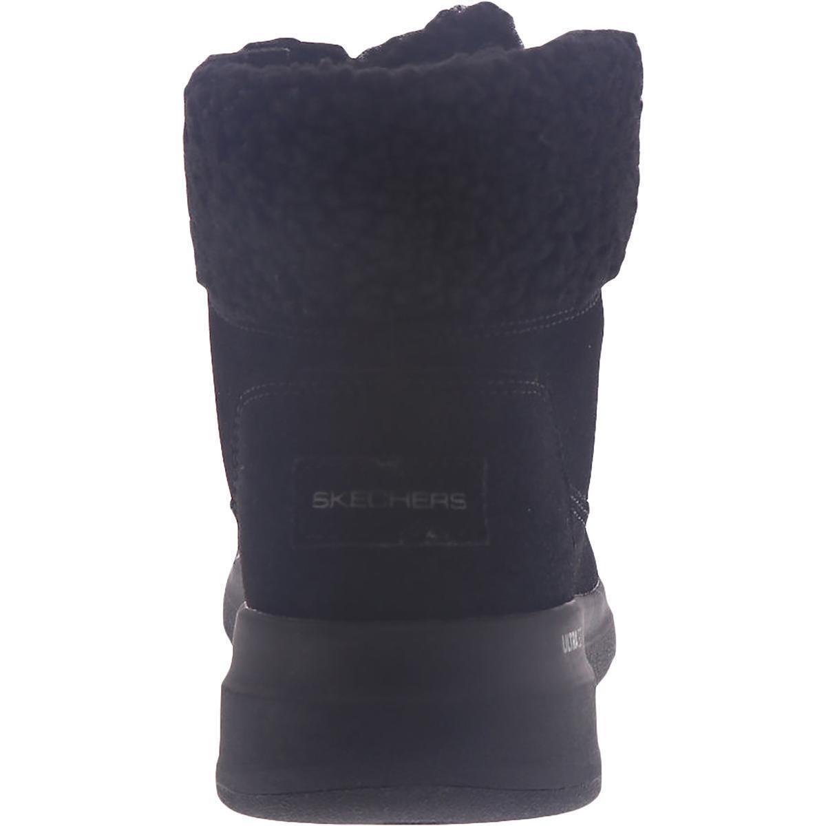 Skechers Womens Glacial Ultra-woodlands Zipper Winter Boots Shoes Bhfo 2890 6 Medium (B,M)