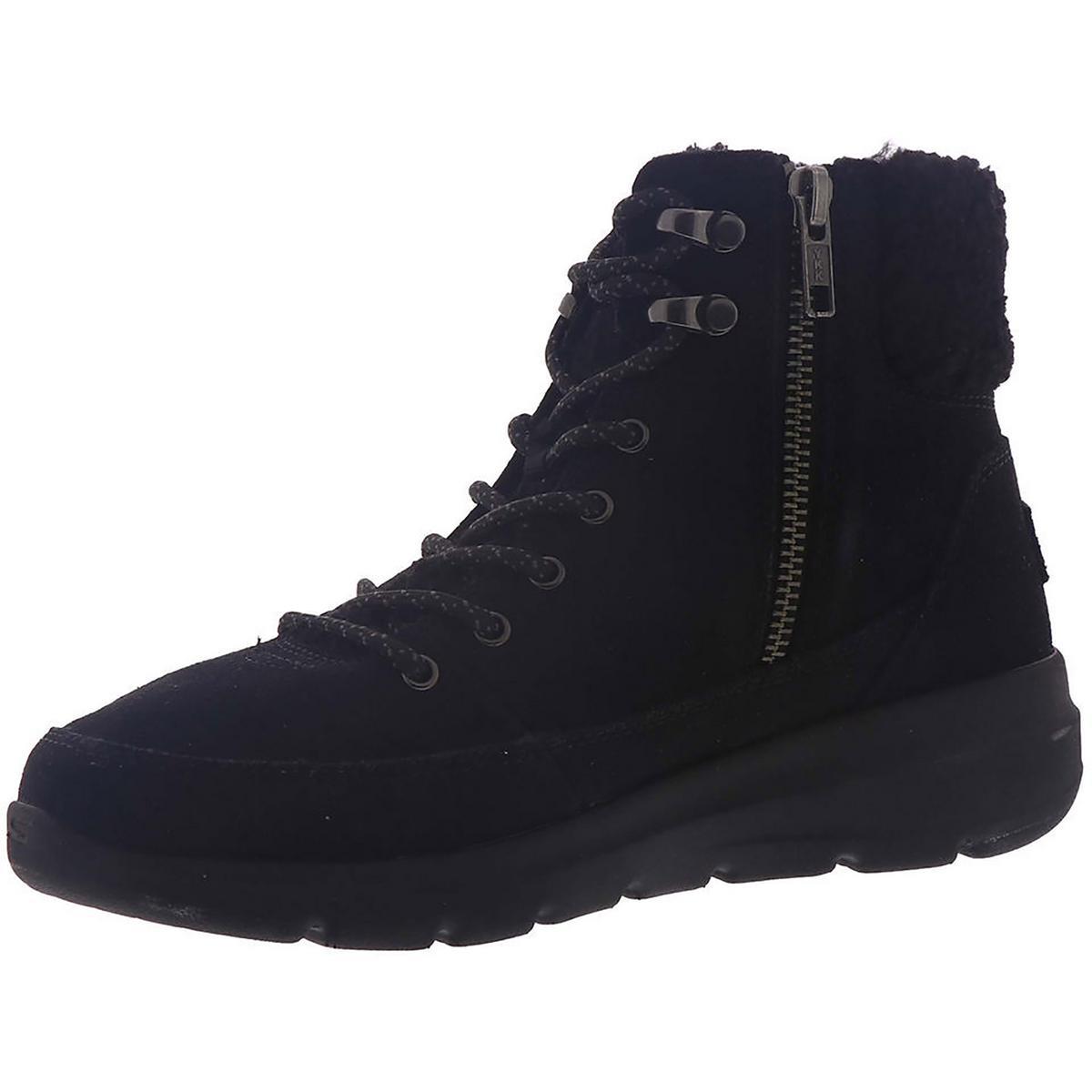 Skechers Womens Glacial Ultra-woodlands Zipper Winter Boots Shoes Bhfo 2890 9 Medium (B,M)