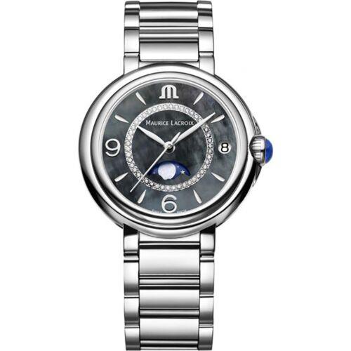 Maurice Lacroix FA1084-SS002-370-1 Women`s Fiaba Black Dial Quartz Watch