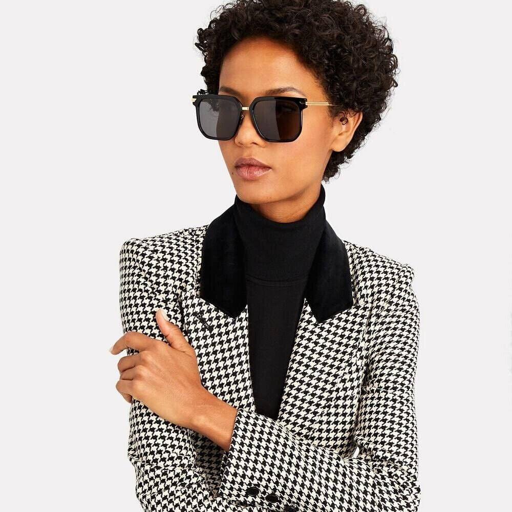 BV1083SA 001 Bottega Veneta Women Sunglasses Bottega Veneta Black Eyewear