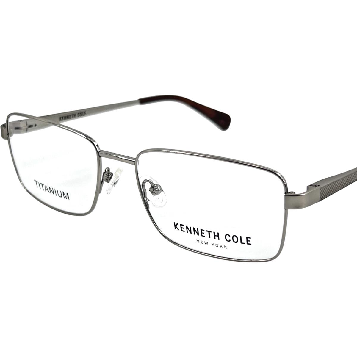 Kenneth Cole KC0315 Men`s Metal Eyeglass Frame 010 Shiny Light Nickeltin 54-17