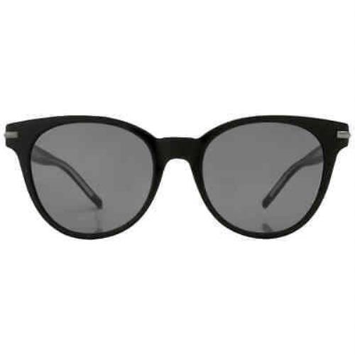 Hugo Boss Grey Oval Ladies Sunglasses Boss 1267/S 0807/IR 53 Boss 1267/S 0807/IR