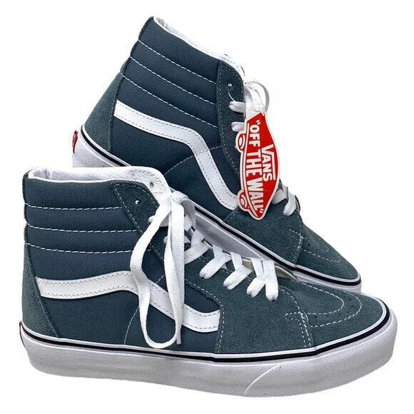 Vans Sk8-Hi Shoes Stormy Skate Suede Canvas Sneakers Men`s Size VN0A4BVTRV2