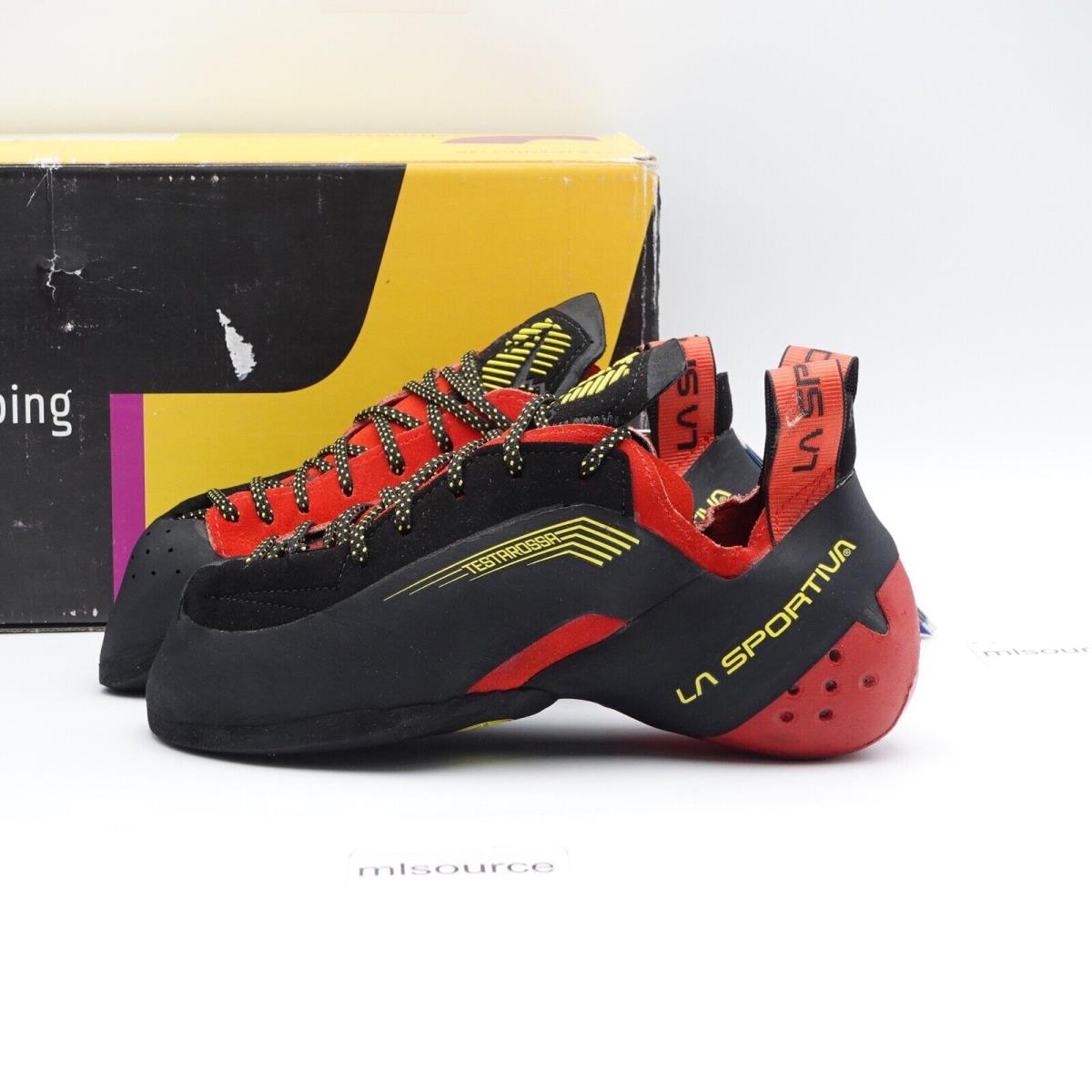 Size 7.5 / 39 EU Women`s La Sportiva Testarossa Climbing Shoes 20U300999 Red
