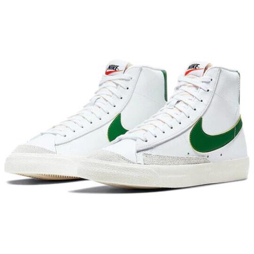 Nike Blazer Mid `77 Vintage BQ6806-115 Men White Pine Green Sneaker Shoes CAT157 - White Pine Green