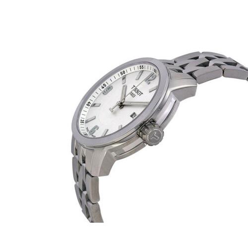 Tissot watch  - white Dial, Silver Band