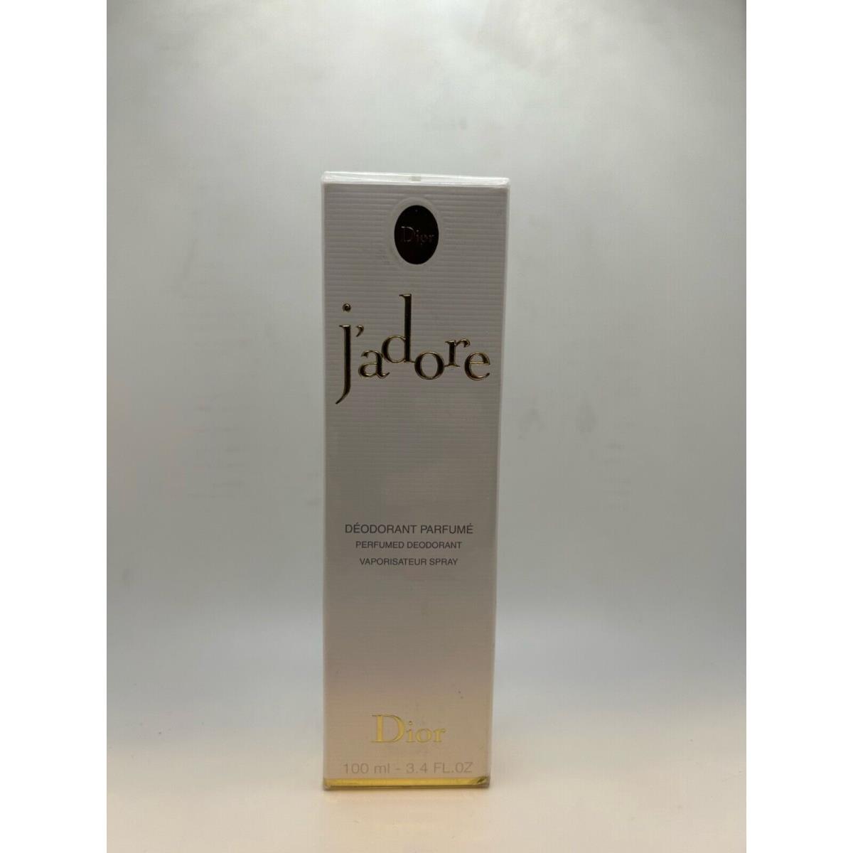 J`adore by Christian Dior Perfumed Deodorant Spray For Women 3.4 Ounce / 100 ml