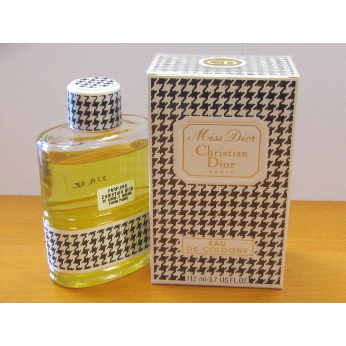 Vintage Miss Dior By Christian Dior Perfume Wome 3.7oz/ 112ml Edt Splash Sealed