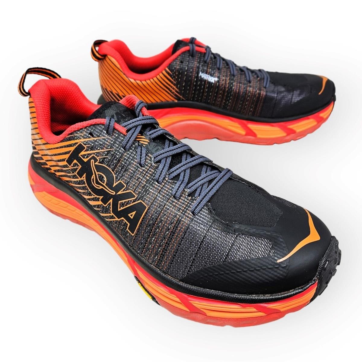 Hoka One One - Evo Mafate 2 Trail Running Shoes Red Orange Black