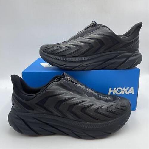 Hoka One One U Project Clifton Athletic Shoes In Black 1127924/BBLC -size 10W 9M