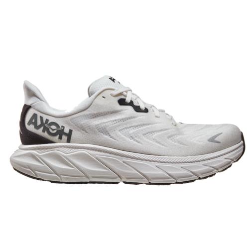 Hoka One One Arahi 6 Sneaker Shoes Blanc de Blanc Steel Wool Size 8D Mens