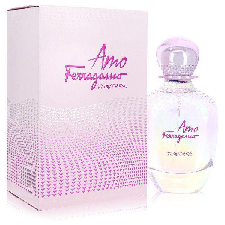 Amo Flowerful By Salvatore Ferragamo Eau De Toilette Spray 3.4 Oz For Women