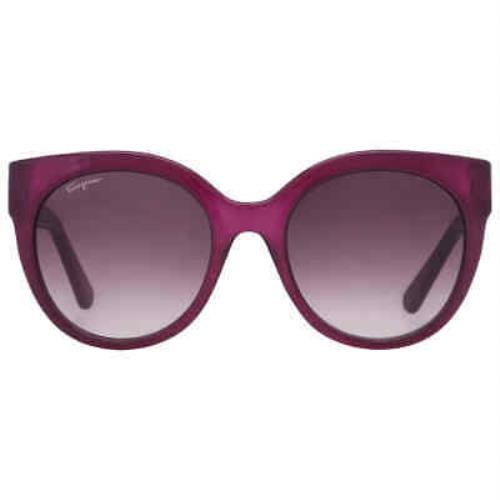 Salvatore Ferragamo Purple Gradient Cat Eye Ladies Sunglasses SF1031S 513 53