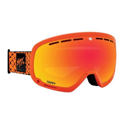 Spy Optics - Marshall Ski Goggle Viper Orange Happy ML Rose Red Spectra Mirror