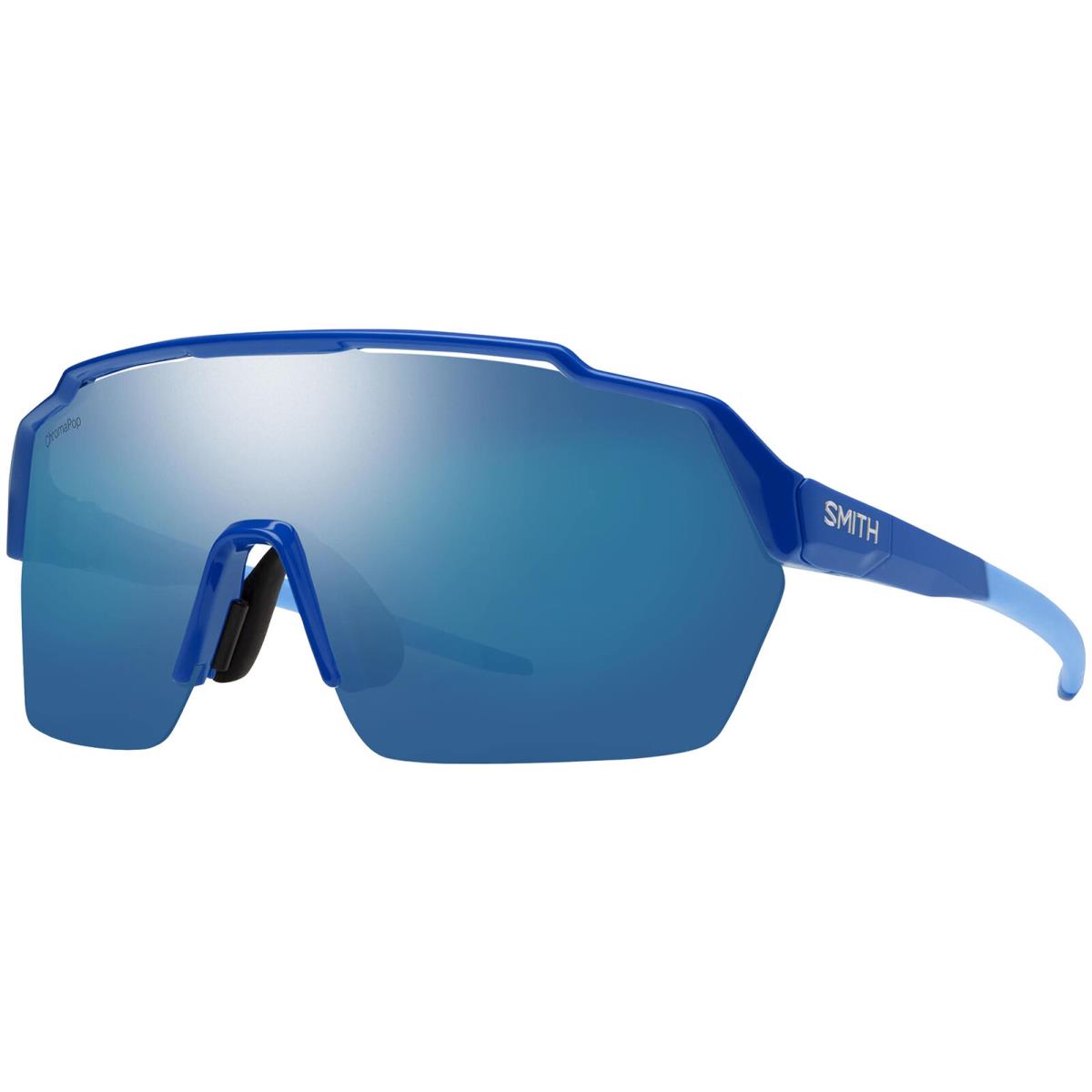 Smith Optics Shift Split Mag Chromapop Shield Sunglasses w/ Bonus Lens - 205883 Aurora/Dew-Blue (ZX999ZI)