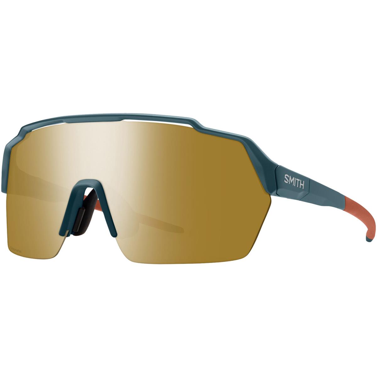 Smith Optics Shift Split Mag Chromapop Shield Sunglasses w/ Bonus Lens - 205883 Matte Pacific Sedona/Bronze (FLL99AV)