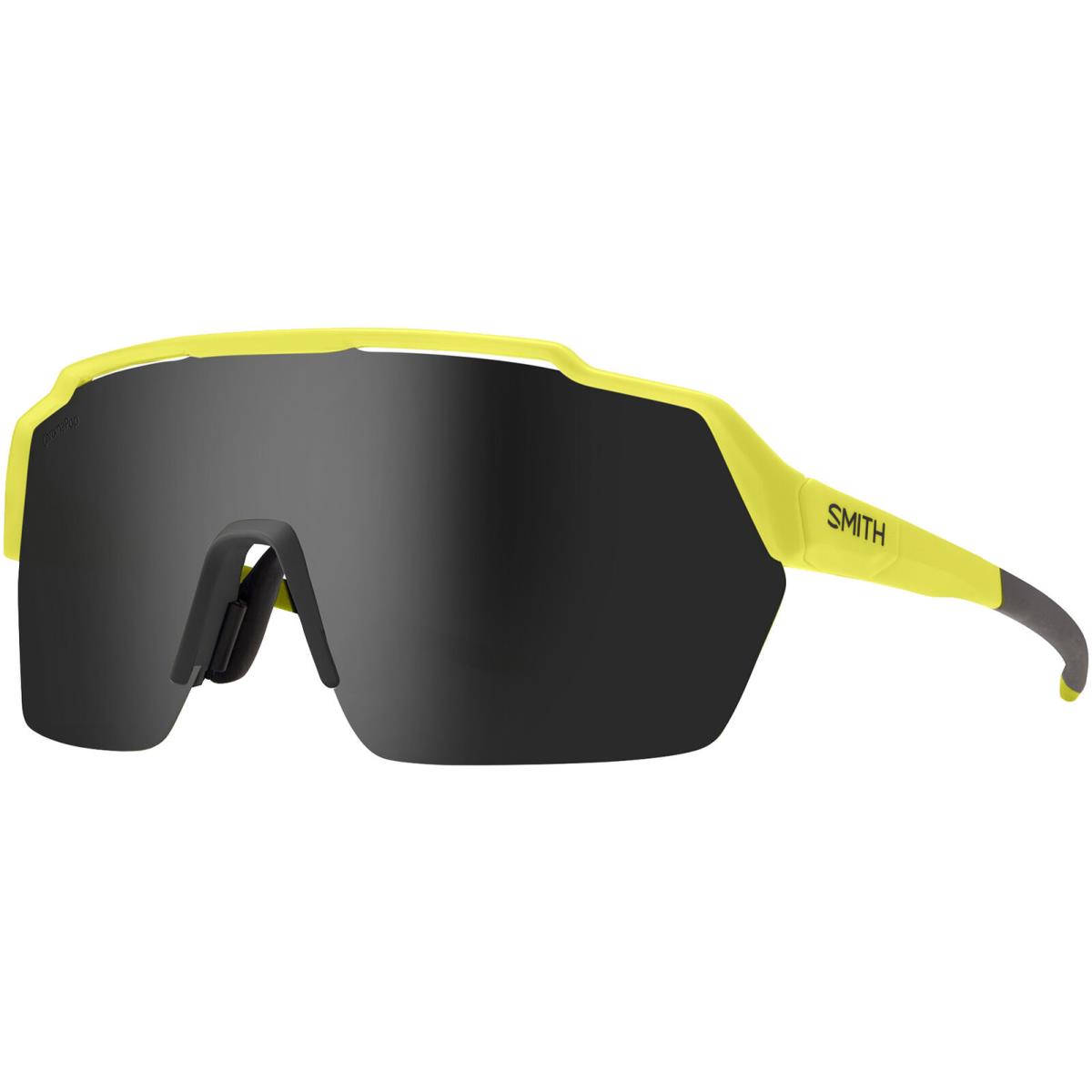 Smith Optics Shift Split Mag Chromapop Shield Sunglasses w/ Bonus Lens - 205883 Neon Yellow/Black (40G991C)