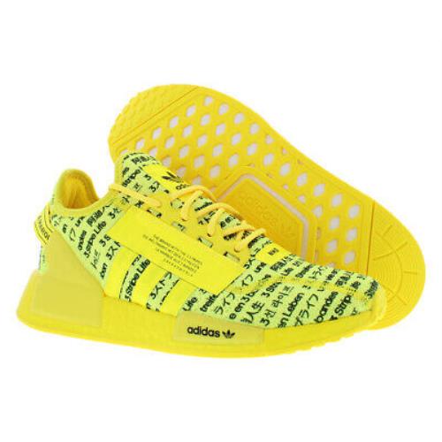 Adidas NMD_R1 V2 Mens Shoes - Beam Yellow/Beam Yellow/Core Black, Main: Yellow
