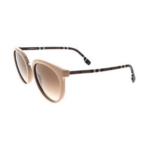 Burberry 0BE4316 400813 Beige Cateye Sunglasses - Beige, Frame: Beige, Lens: Gradient Brown