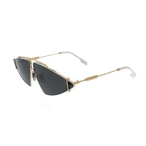 Burberry 0BE3111 101787 Gold Cateye Sunglasses - Gold, Frame: Gold, Lens: Grey