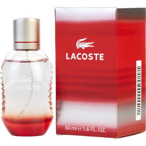 Lacoste Red Style IN Play by Lacoste Men - Edt Spray 1.6 OZ