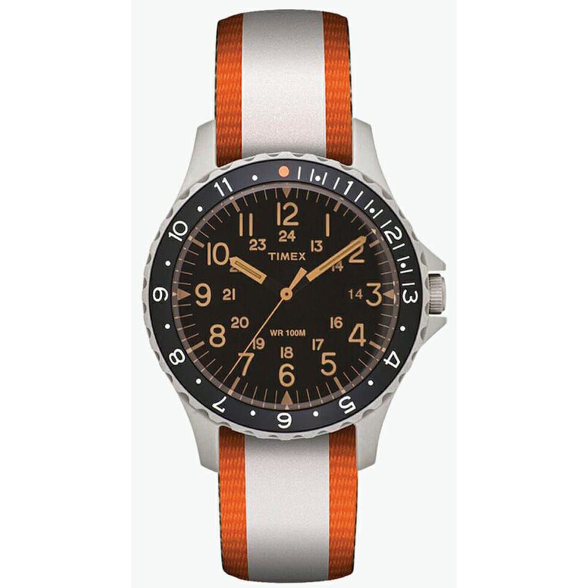 Timex TW2R75900 Men`s Analog Round Watch Nylon Strap