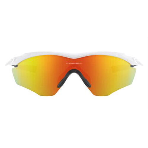 Oakley OO9343 Sunglasses Men White Geometric 45mm