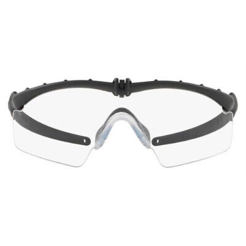 Oakley Si Ballistic M Frame 3.0 OO9146 Sunglasses Matte Black Clear 32mm - Frame: Matte Black / Clear, Lens: