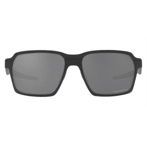 Oakley Parlay 0OO4143 Sunglasses Men Black Rectangle 58mm
